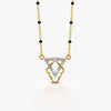 Geometric Interlock Modern Mangalsutra