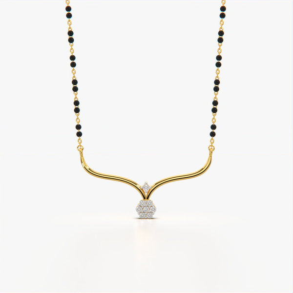 Floral Arc Mangalsutra