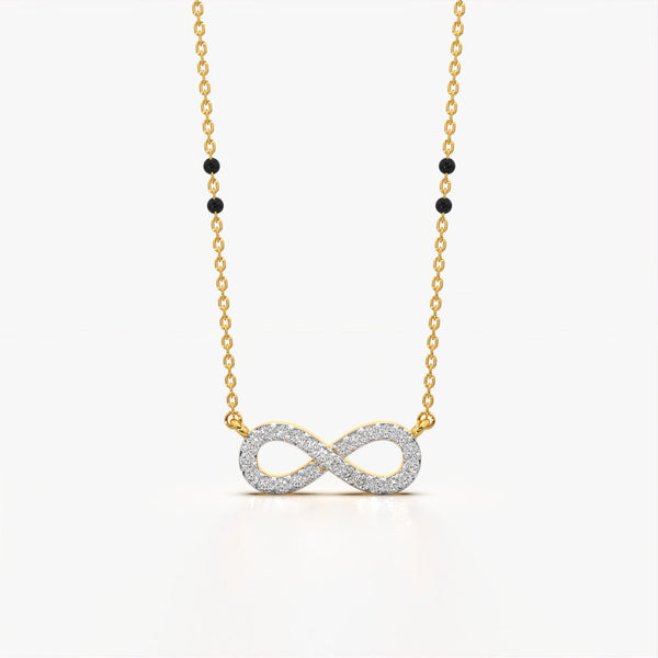 Pave Infinity Mangalsutra