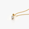 Solitaire Heart Necklace