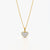 Classic Pave Heart Necklace