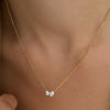 Mixed Cut Duo Necklace