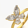 Multi-Stone Butterfly Ring