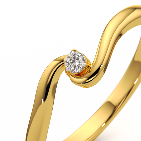 Minimal Solitaire Wave Ring