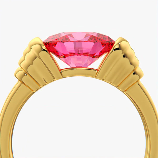 Oval Cabochon Statement Ring