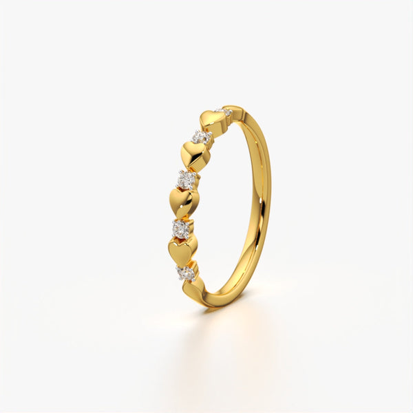 Dainty Heart Accent Band