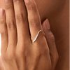 Open V Curve Ring