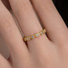 Marquise & Round Vintage Eternity Band