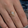 Pear & Marquise Crown Ring