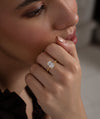Radiant Solitaire Vintage Ring