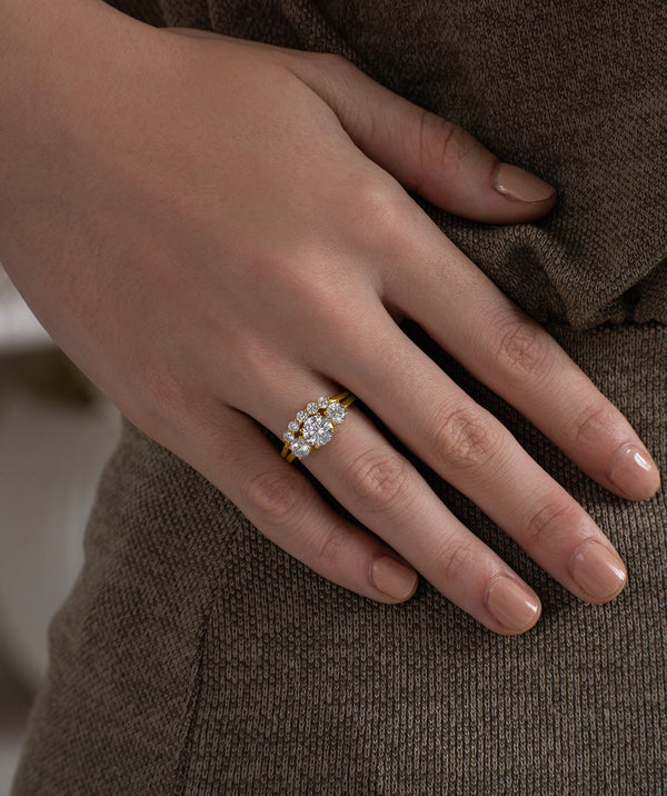 Three-Stone Solitaire Stacking Set