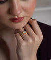 Solitaire Cluster Ring