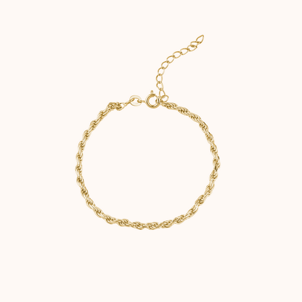 Classic Twisted Rope Chain Bracelet