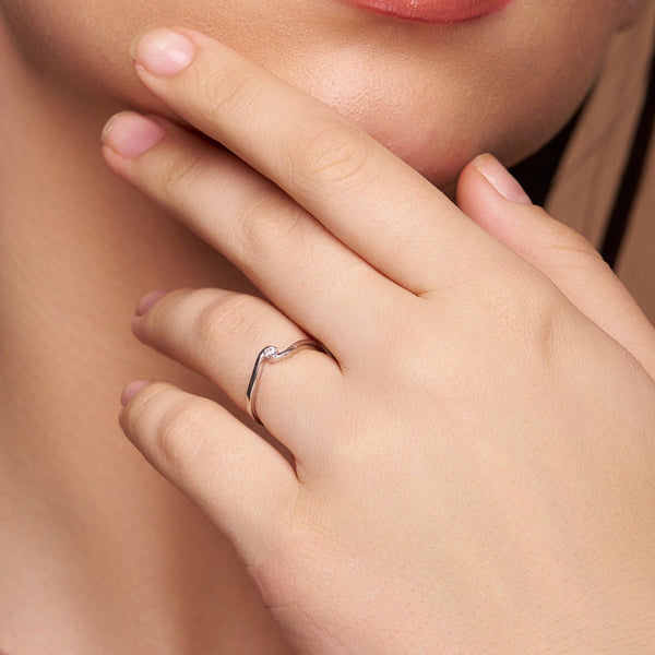 Minimal Solitaire Wave Ring
