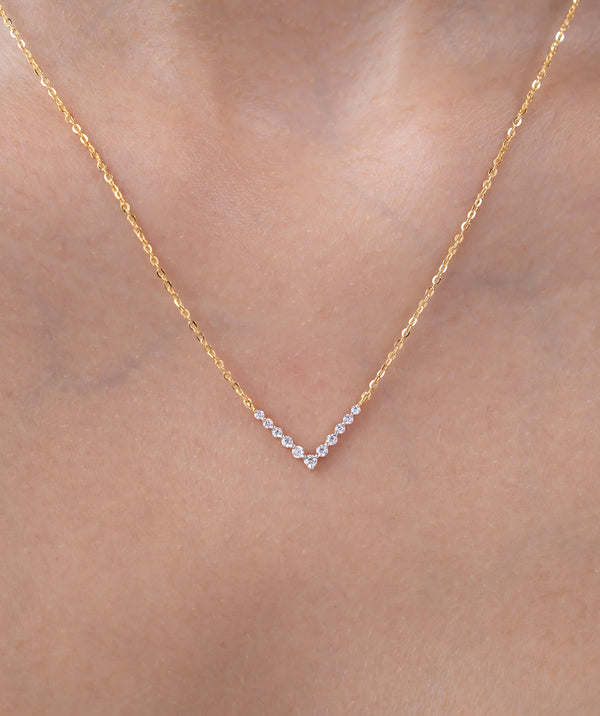 Sparkling Chevron & Infinity Ring Set