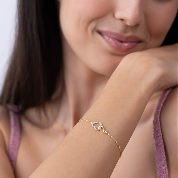 Infinity Heart Interlocking Bracelet