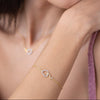 Infinity Heart Interlocking Bracelet