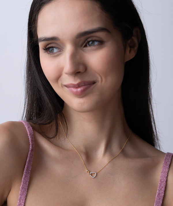 Interlocking Infinity Heart Necklace