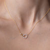 Interlocking Infinity Heart Necklace
