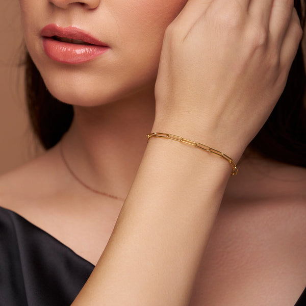 Classic Paperclip Link Bracelet