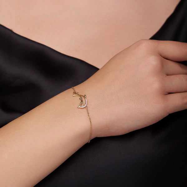 Pave Dolphin Bracelet
