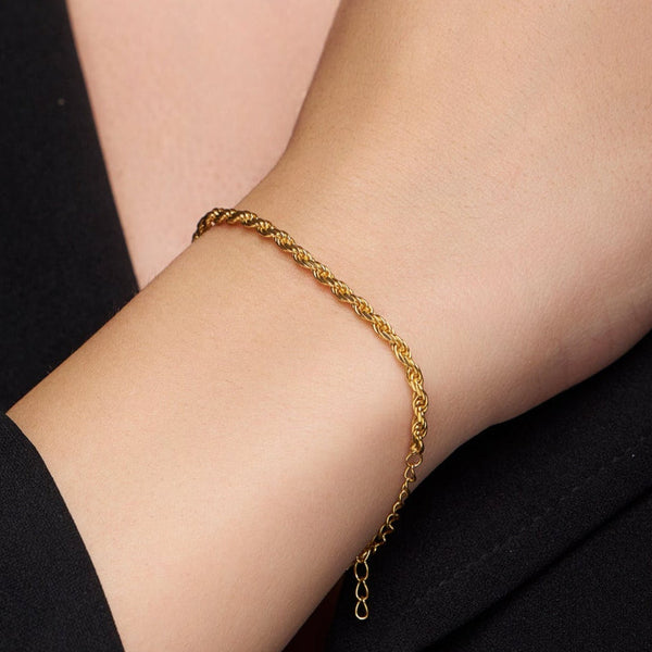 Classic Twisted Rope Chain Bracelet