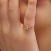 Sparkling Initial Ring