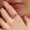 Sparkling Cluster Open Ring