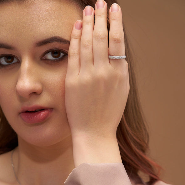 Micro-Pave Stardust Ring