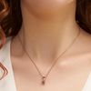Modern Bezel Solitaire Necklace