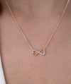 Infinity Heart Twist Necklace