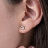 Minimal Infinity Pave Studs