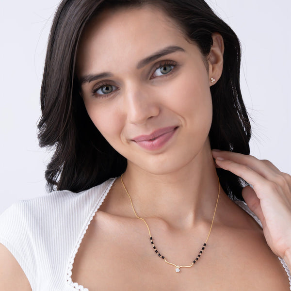 Floral Arc Mangalsutra