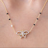 Sparkling Butterfly Modern Mangalsutra